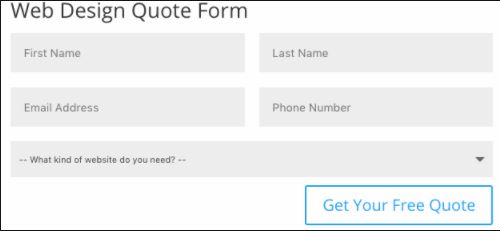 Quote Web Form